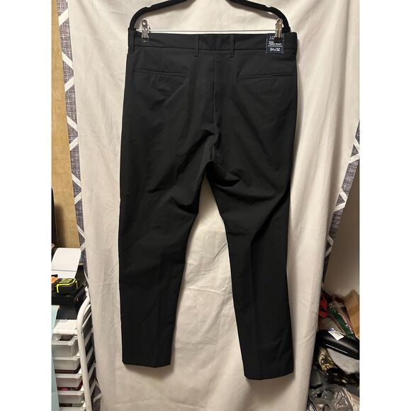 NWT J Crew Mens The Tech Thompson Pants Flex Size 34x32 Black Tapered - Picture 6 of 6